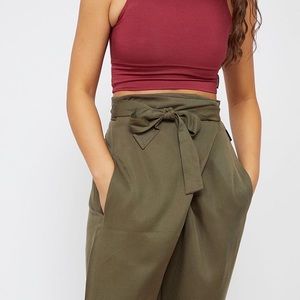 Free Label Olive Wrap Reese Pants